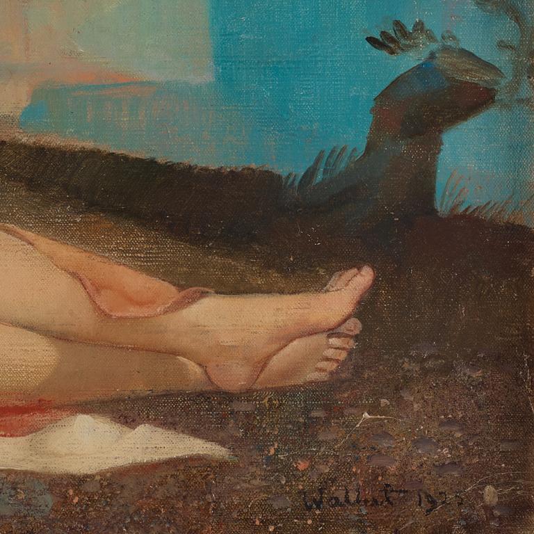 Axel Wallert, Reclining nude.