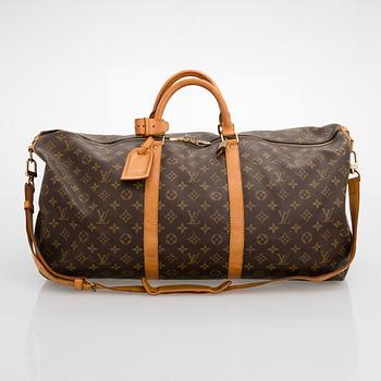 Louis Vuitton, Monogram 'Keepall 60 Bandoulière' weekendbag.
