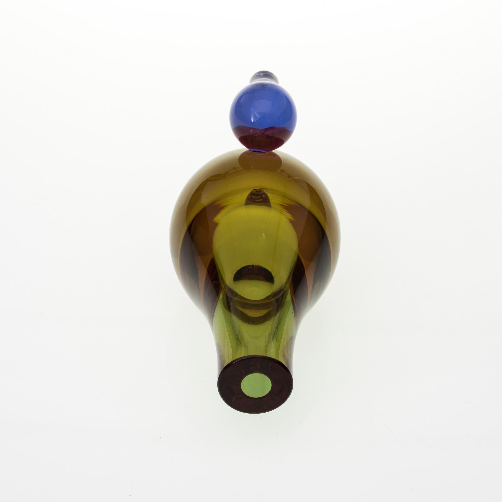 FIGURIN, glas, Giorgio Vigna, signerad, Iittala.