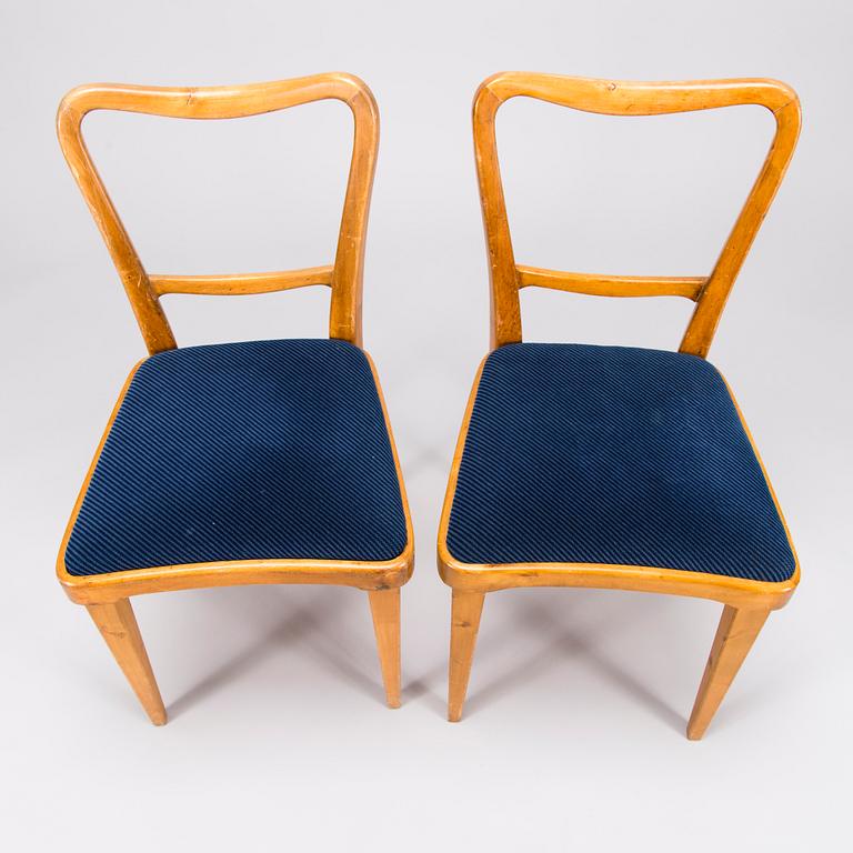 A pair of late 1940s chairs by Erkki Huttunen Architectural Office.