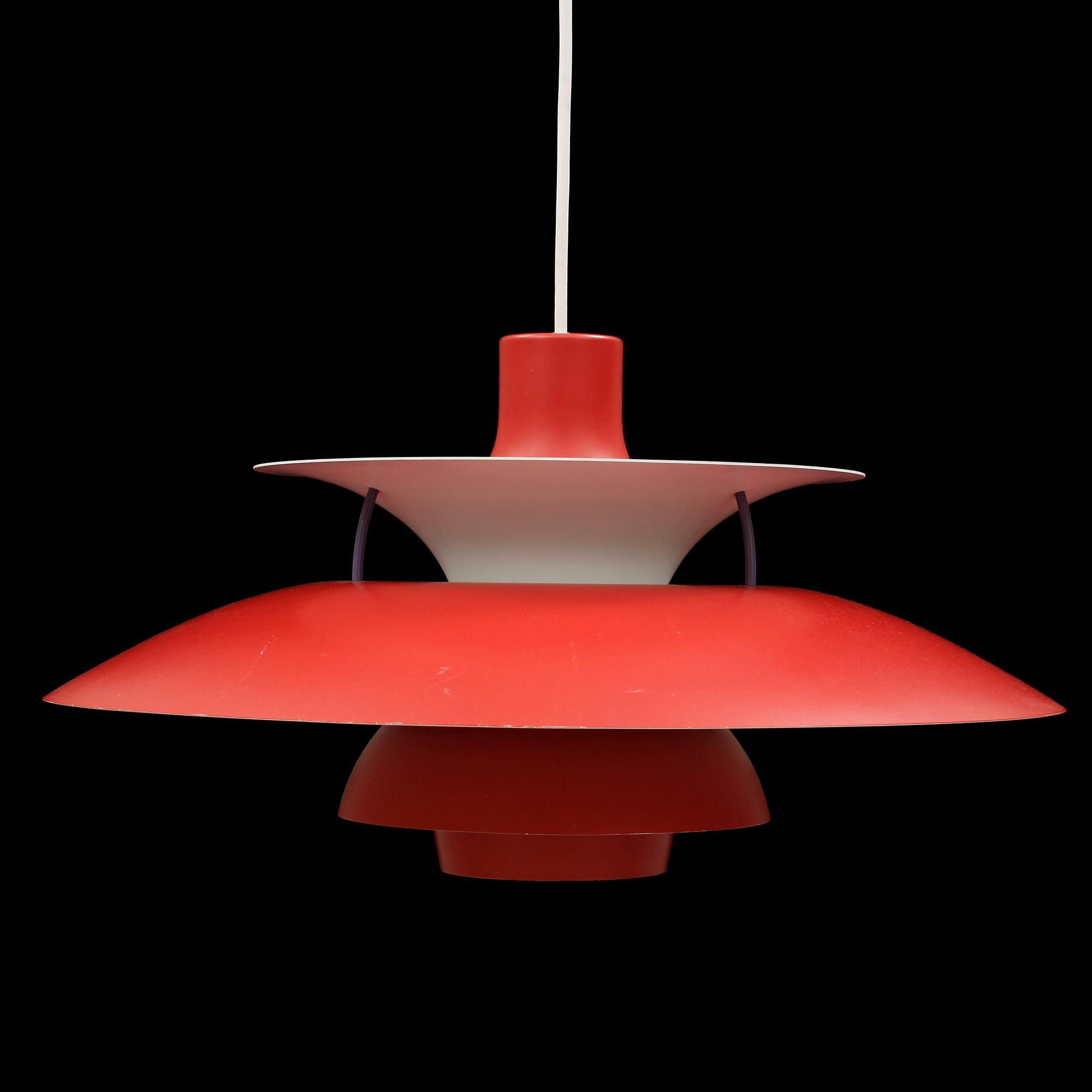 TAKLAMPA, "PH-5", Poul Henningsen för Louis Poulsen Danmark.