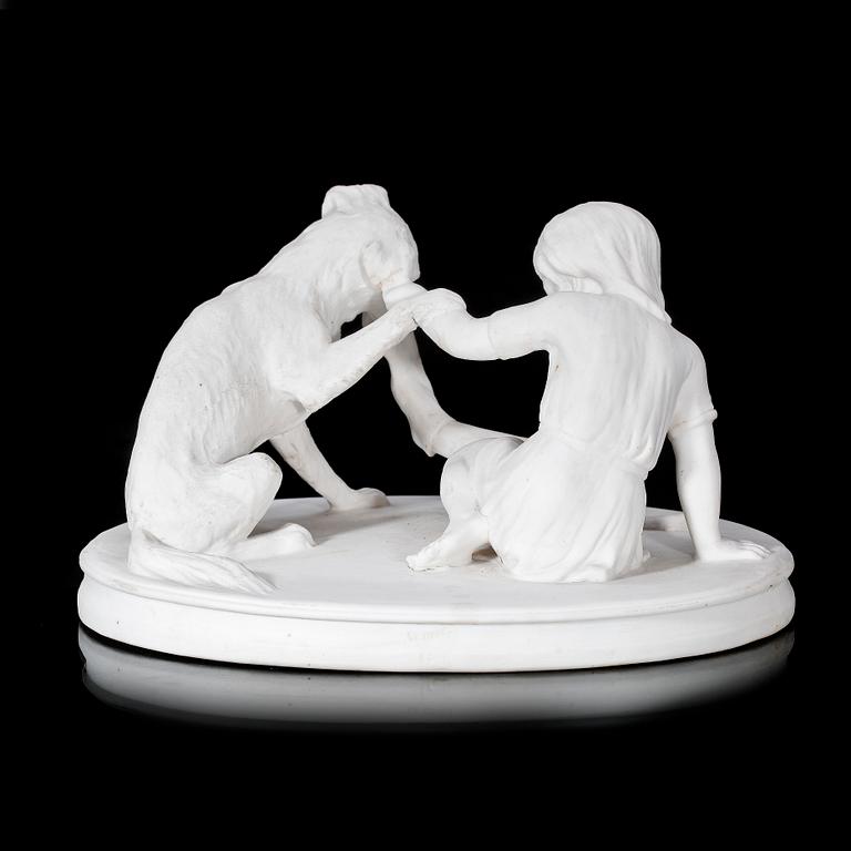 FIGUR, parian, Rörstrand, 1900-talets första hälft.