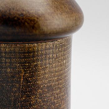 Stig Lindberg, a stoneware vase, Gustavsberg Studio 1976.