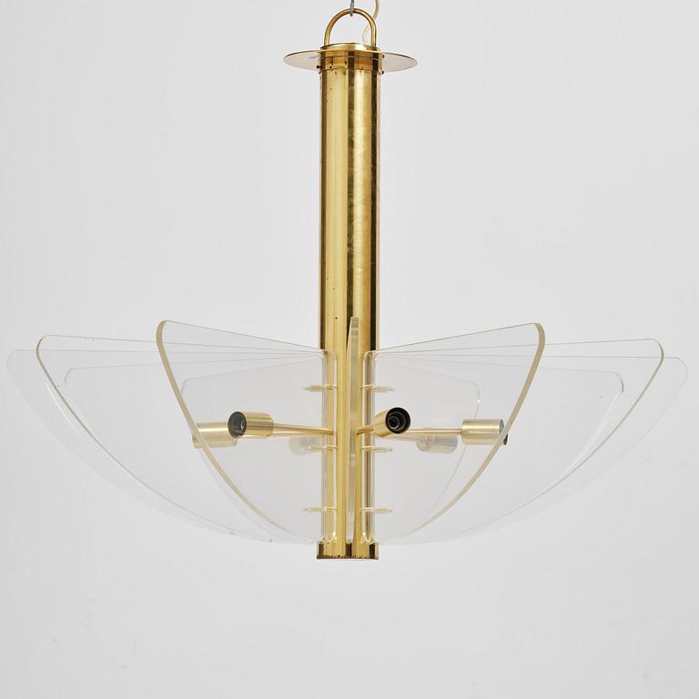 Hans-Agne Jakobsson, a rare ceiling lamp model "C 2438", Hans-Agne Jakobsson AB, Markaryd, 1970s.