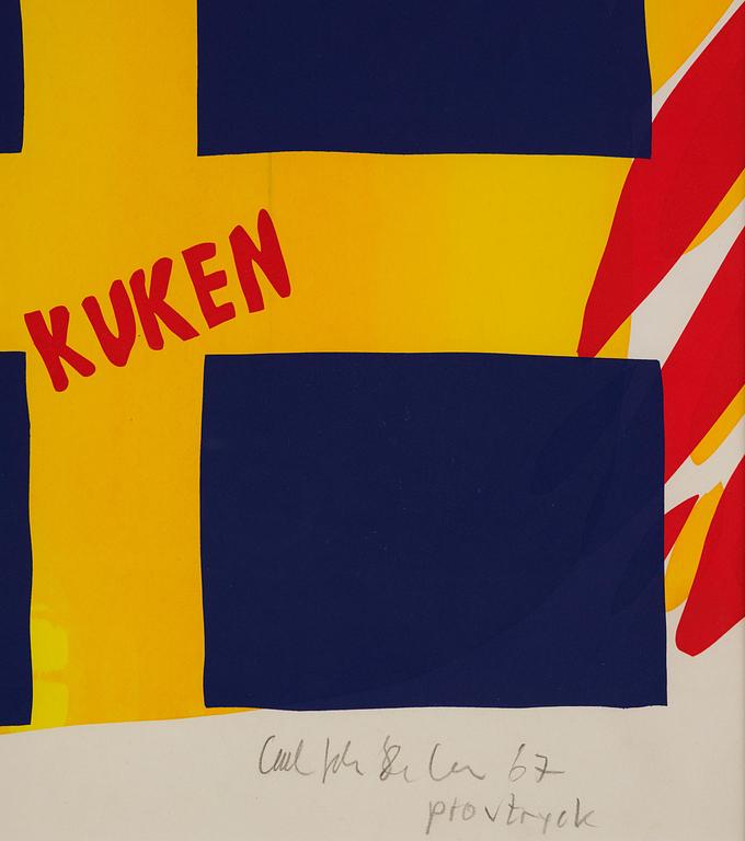 Carl Johan De Geer, "Skända Flaggan".
