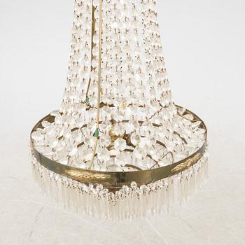 Chandelier Empire style around 1900.