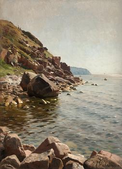 190. Peder Mork Mönsted, By the coast at Bornholm.