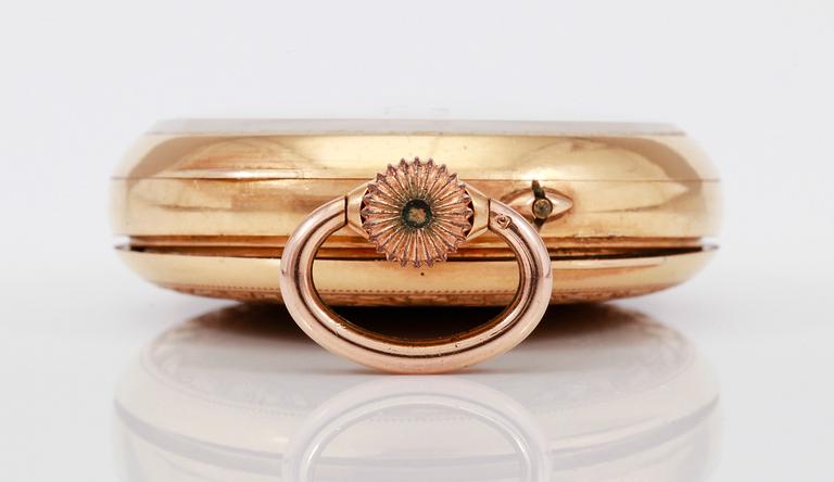 FICKUR, 18k guld, tidigt 1900-tal.
