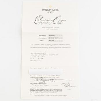 Patek Philippe, Calatrava, ca 2011.