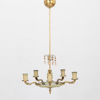 Paavo Tynell, ceiling lamp, model 1374 for Taito, 1930s/1940s.