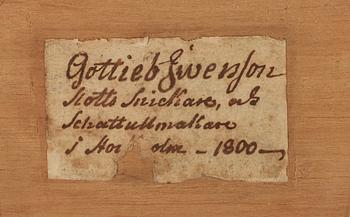 BORD, ett par, av Gottlieb Iwersson (mästare i Stockholm 1778-1813), signerade och daterade 1800. Sengustavianska.