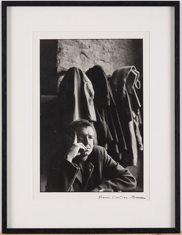 Henri Cartier-Bresson, "Andrew Wyeth", 1962.