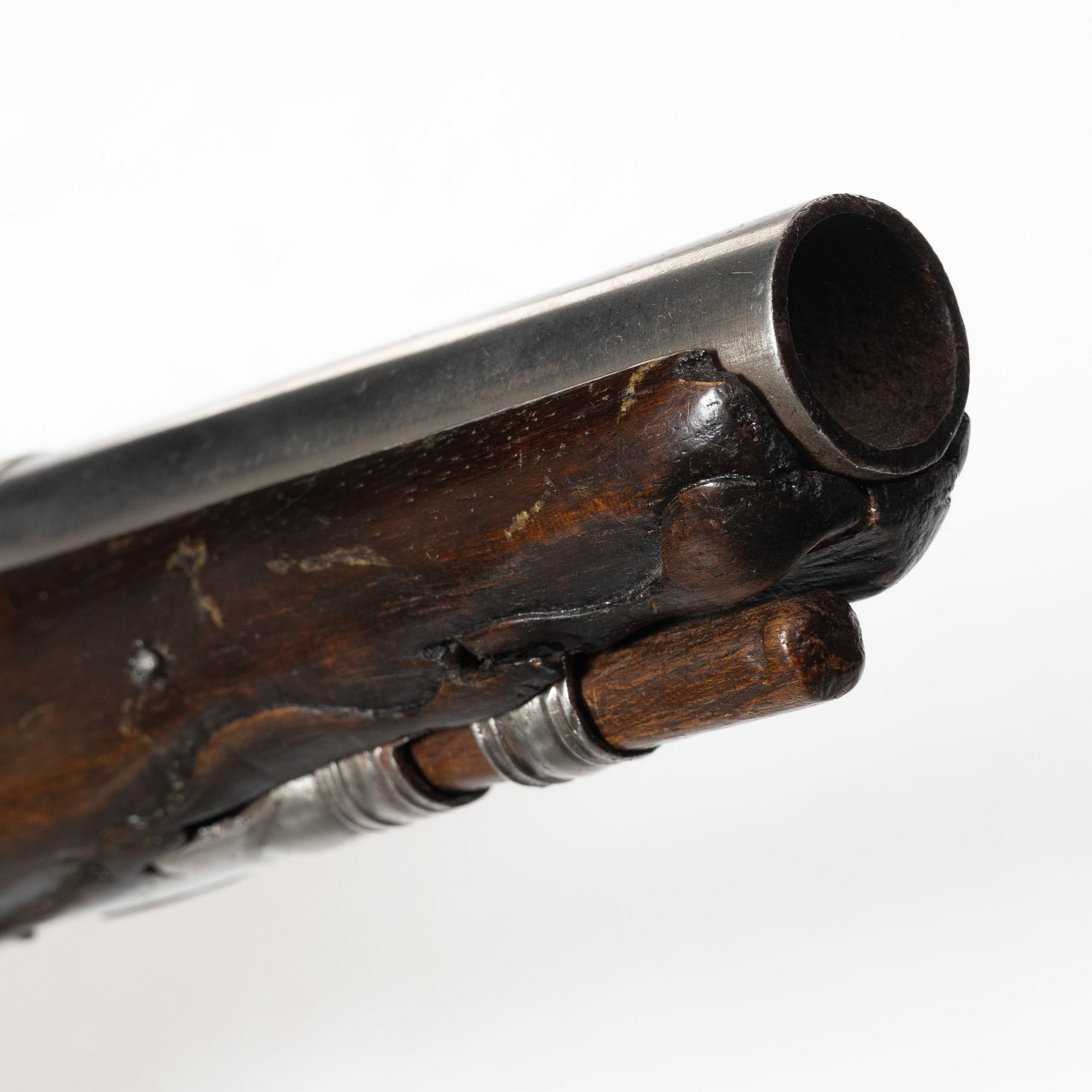 Flintlock pistol, attributed to Angelo Bini, Italy, late 18th century.