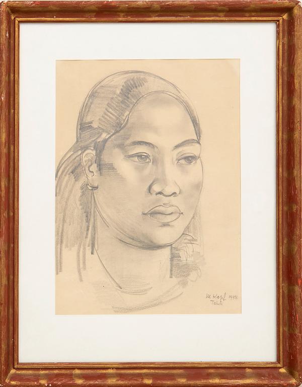 Maxim Kopf, "Face of a Tahitian".