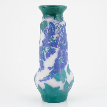 La Rochère, a cameo glass vase, France.