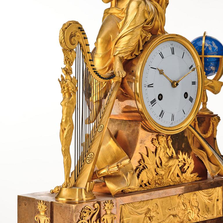 A Directoire around year 1800 mantel clock.