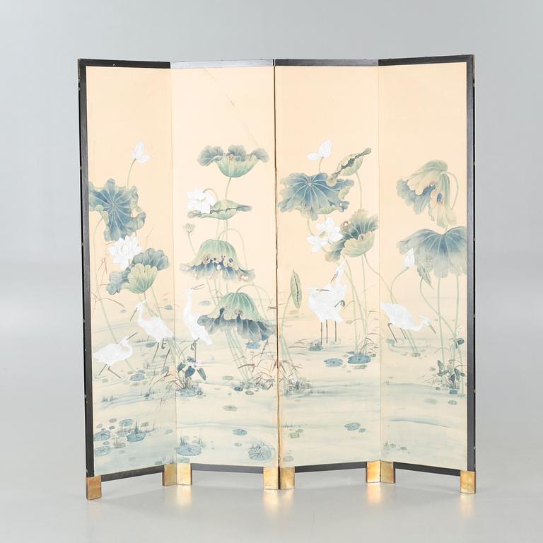 A japan folding screen, 20th century.