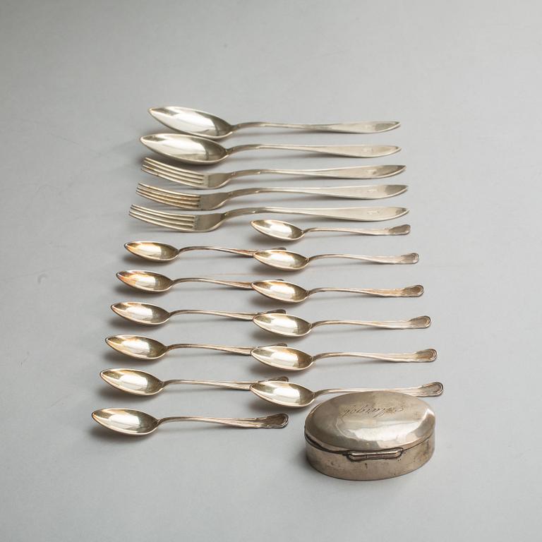 PARTI SILVER, bland annat OLn Linköping, 1917. Vikt ca 370g.