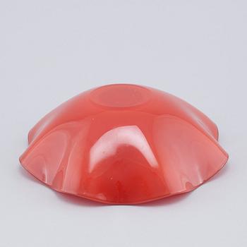 SVEN PALMQVIST, skål, glas, "Kantara", Orrefors, 1940/60-tal.