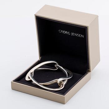GEORG JENSEN ARMBAND sterling silver design "Infinity" nr 452, original box.