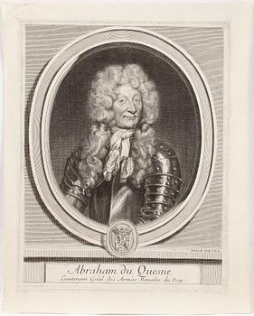 PORTRÄTTGRAVYRER, 8 st, 1600-talets andra hälft.