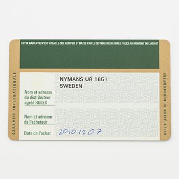 Rolex, Submariner, ”Hulk”, "First Year Edt", "Mark 1 Dial", ca 2010.