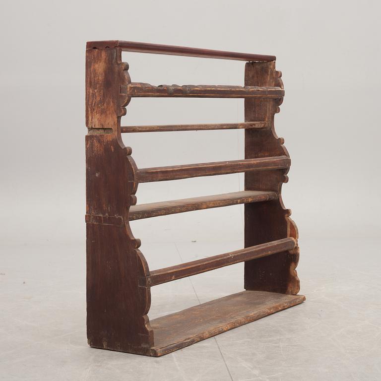 TALLRIKSHYLLA, vägg. Allmoge. 1800/1900-tal.