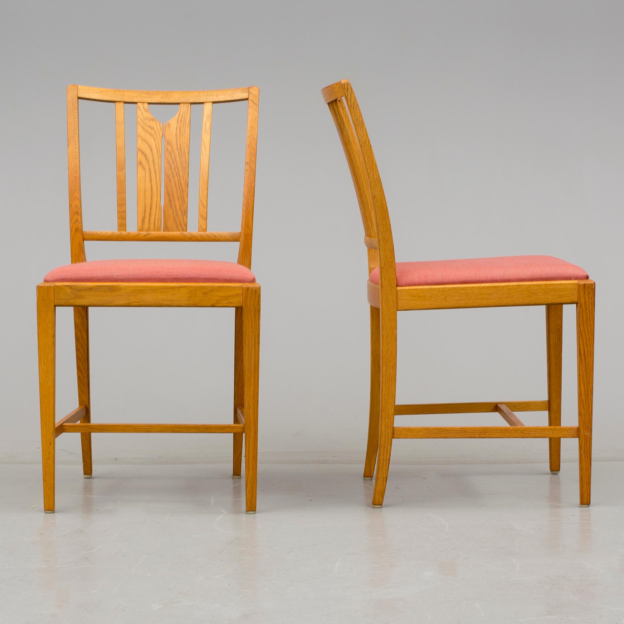 STOLAR, 4 st, "Ulfåsa", Carl Malmsten.