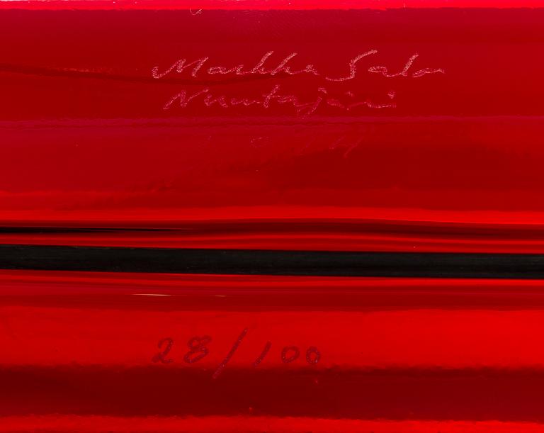 Markku Salo, Vuosikoirakokoelma, 2013-2020, kaikki yhdeksän signeerattu, numeroitu 28/50 tai 28/100. Nuutajärvi.