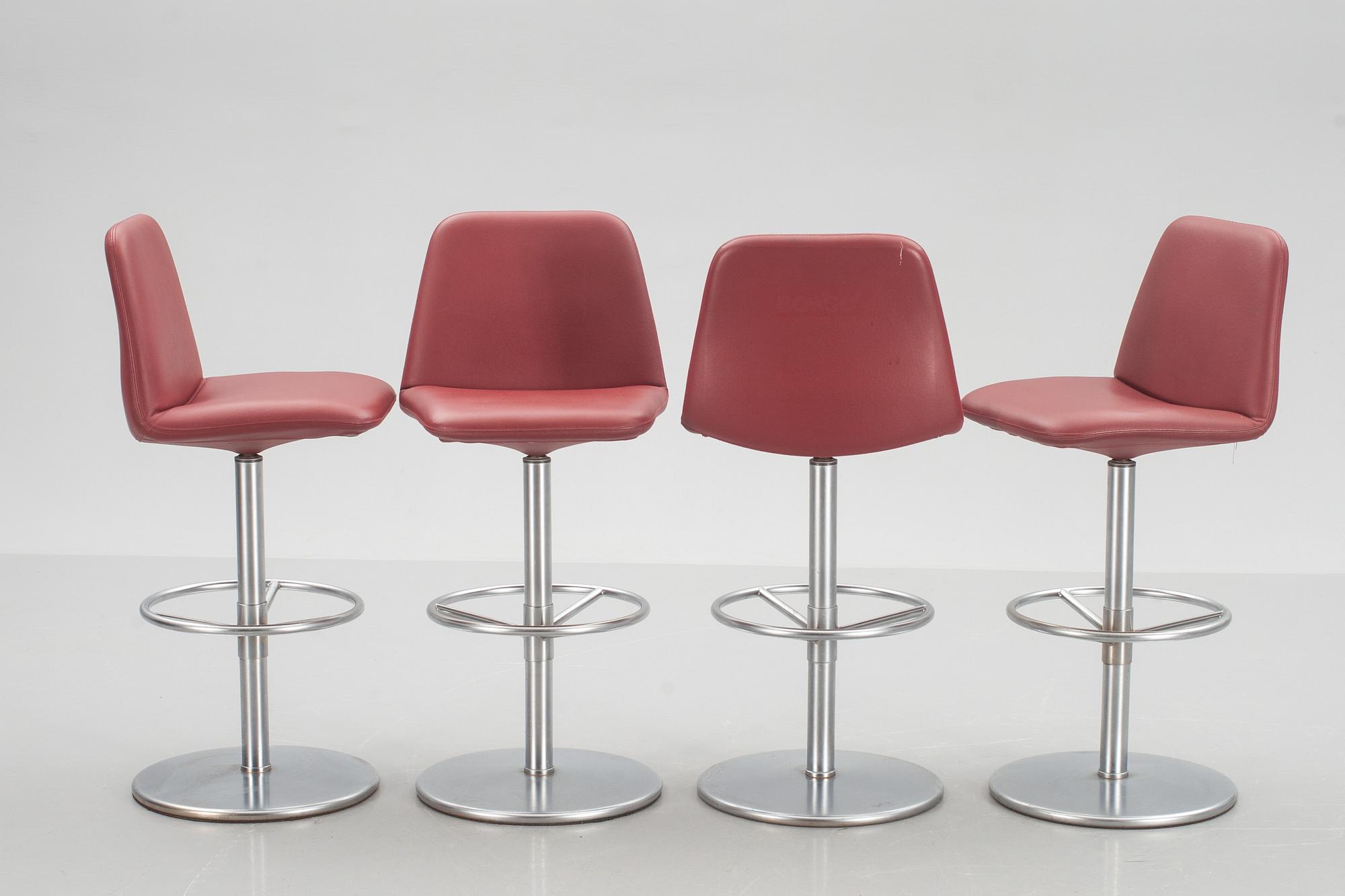 BARSTOLAR, 4 st. Johanson design.
