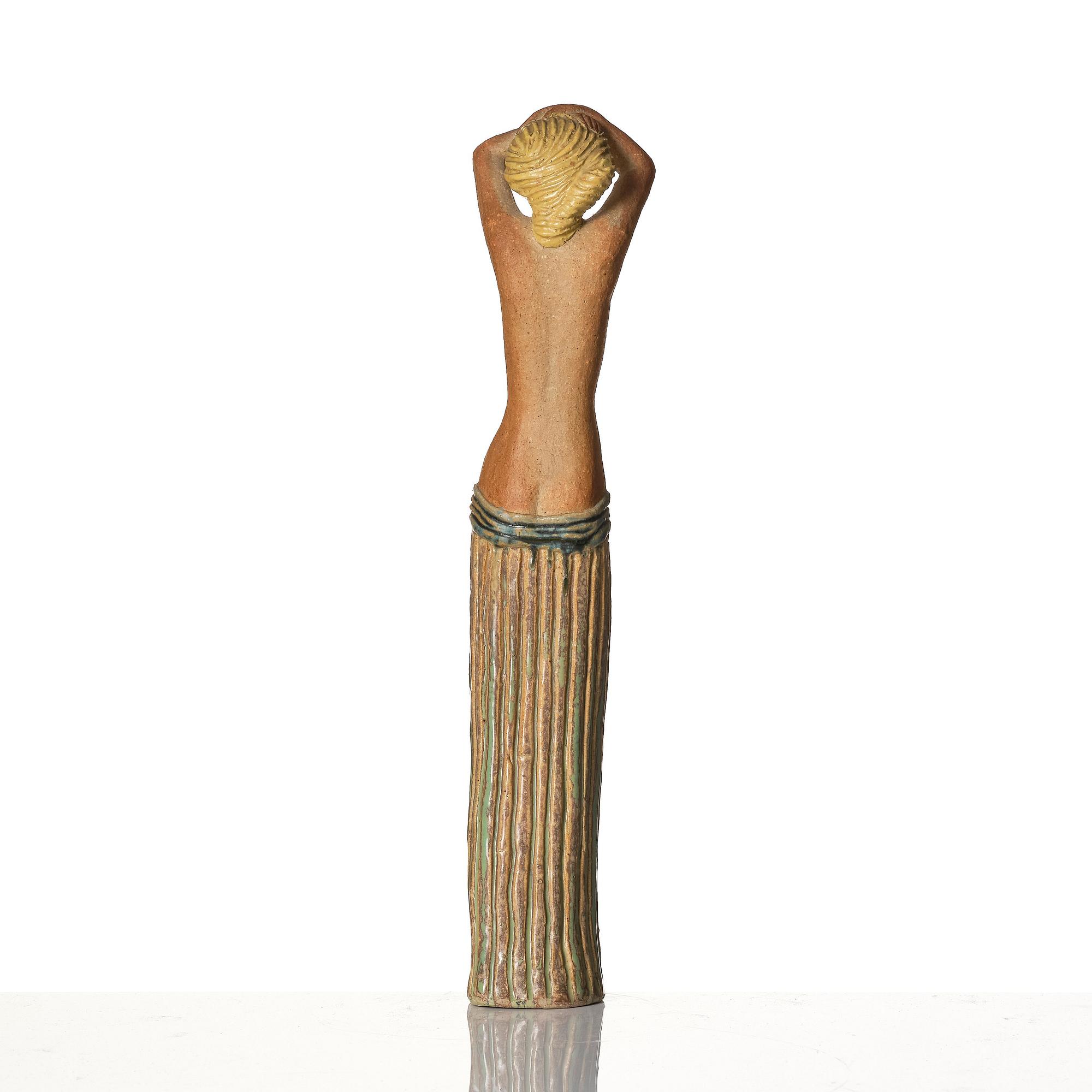 Stig Lindberg, a stoneware sculpture, Gustavsberg studio, Sweden 1940-50s.