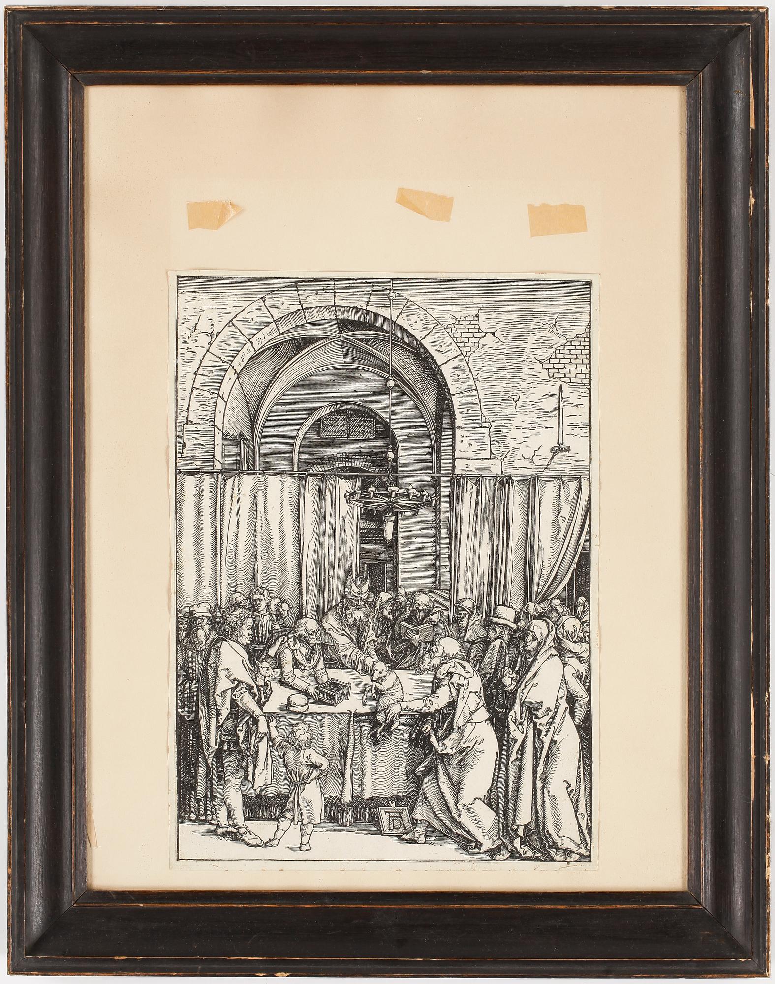 ALBRECHT DÜRER, Träsnitt 1504 (troligen avdrag från 1500-talet).