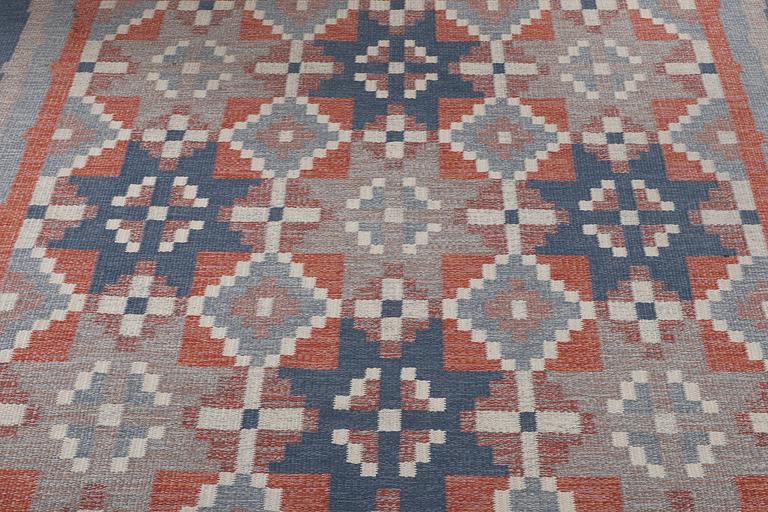 Erik Lundberg, matta, röllakan, Vävaregården , Eringsboda, ca 244 x 173 cm.