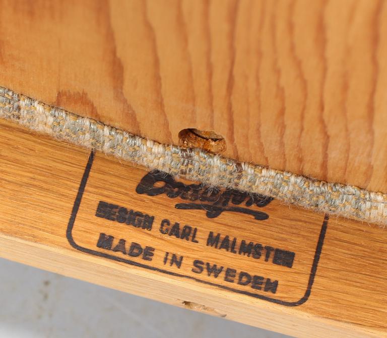 KARMSTOLAR, ett par, "Herrgården", Carl Malmsten, Bodafors, 1900-talets andra hälft.