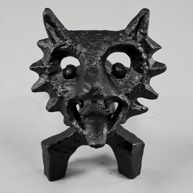 ELDHUND, gjutjärn, "Räven", Olle Hermansson, Husqvarna, 1900-talets andra hälft.