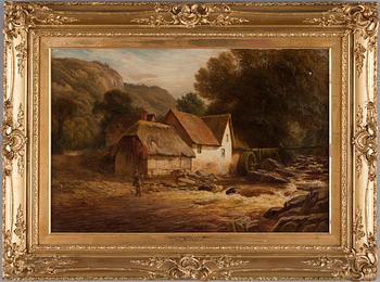 WALTER LAWRENCE BREEDEN, olja på duk, sign. England sent 1800-tal.