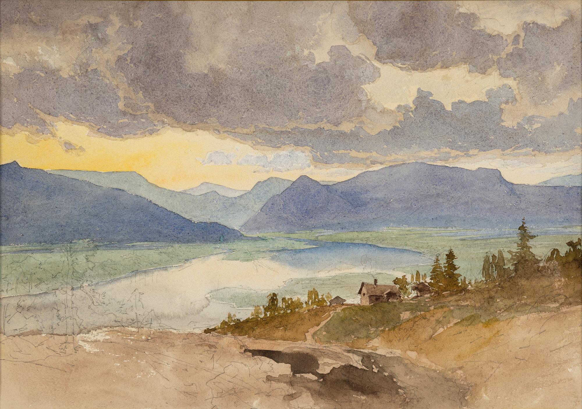 PER DANIEL HOLM, Watercolour and pencil on paper.
