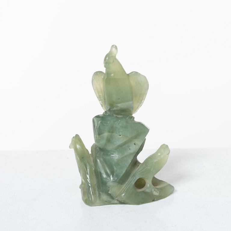 Samling stenfigurer, åtta stycken, Kina, 1900-tal/samtida.