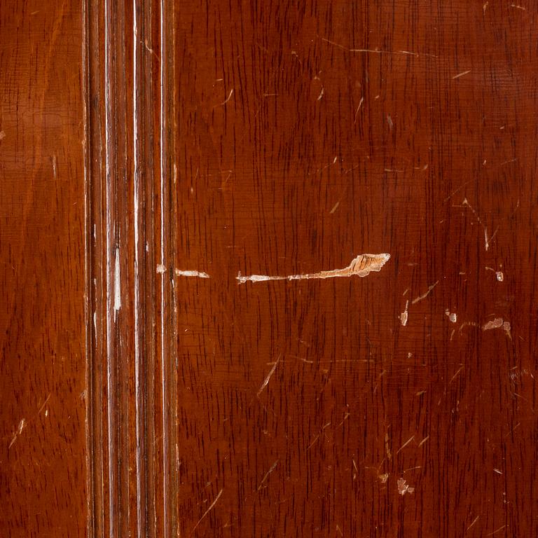 A mahogny veneered art noveau archive cabinet, early 20th Century.