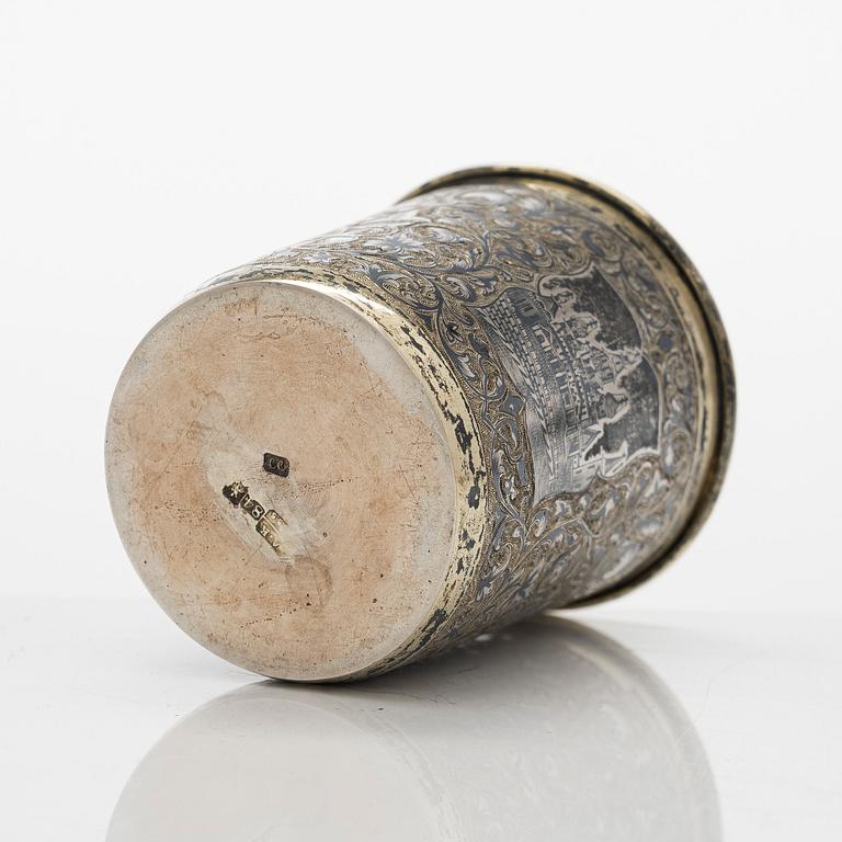 Pikari, hopea ja niello, Moskova 1855.