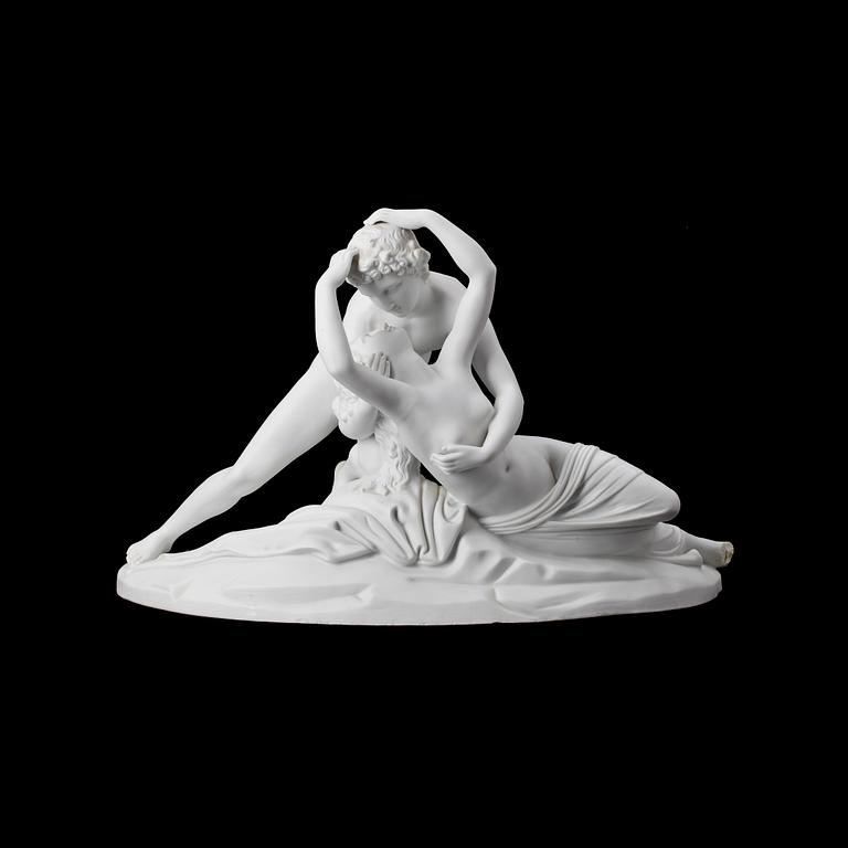 SKULPTUR, parian, Gustafsberg 1910/20-tal.