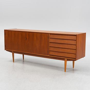 A teak veneered sideboard, mid 20th Century.