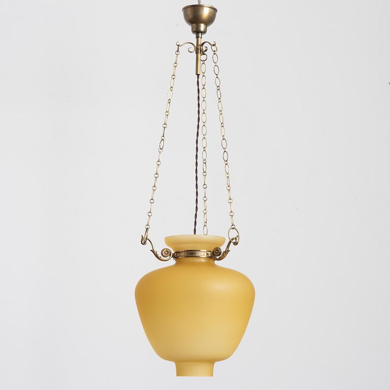 Bertil Brisborg, a ceiling lamp model "31914", Nordiska Kompaniet, 1940s-50s.