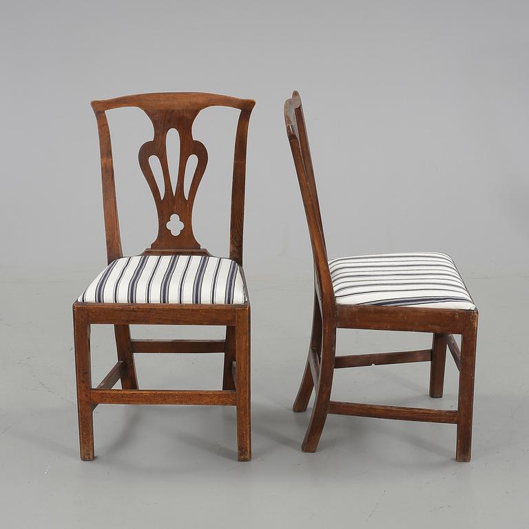 STOLAR, 5 st, Chippendale, England, 1700-tal.