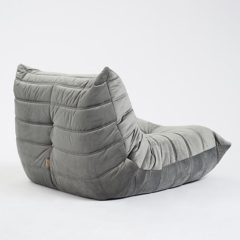 Michel Ducaroy, soffa, fåtölj och fotpall, "Togo", Ligne Roset, 2000-tal.