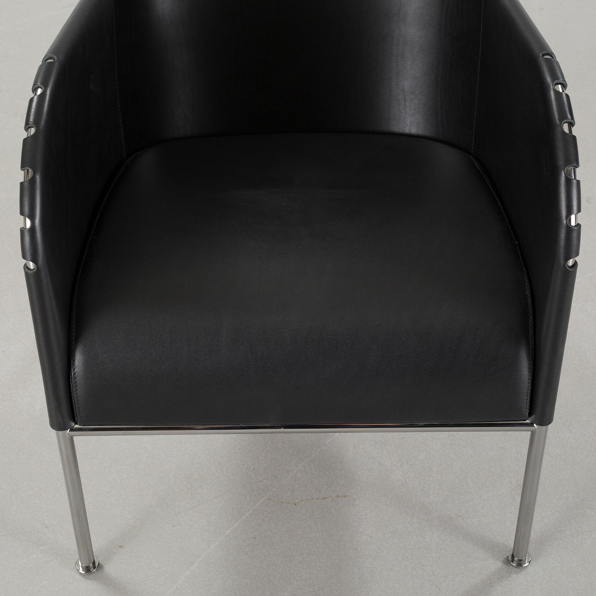 A "Bruno" armchair by Mats Theselius, Källemo, designed in 1997.