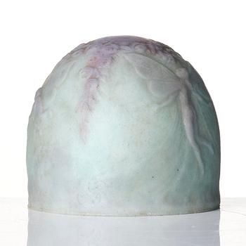 Agnes de Frumerie, a pâte de verre lamp shade/sculpture, Sweden, 1920s.