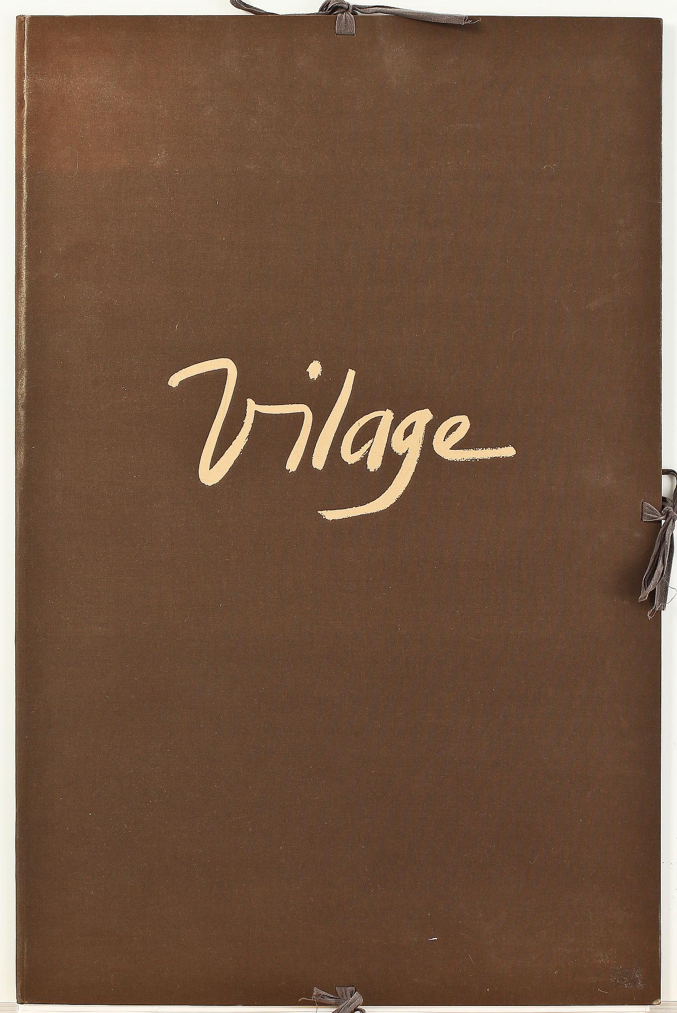 MICHEL VILAGE, gravyr, triptyk, sign o dat 86, numr 13/60.