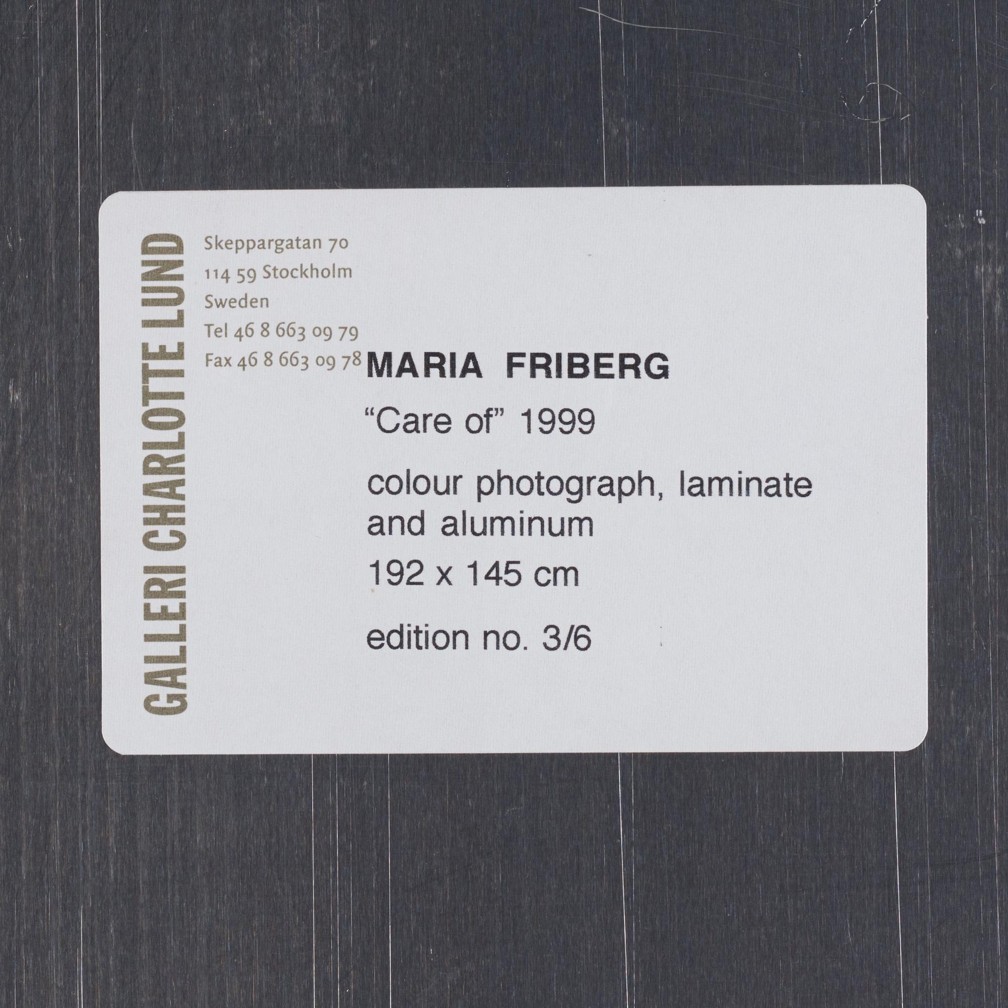 Maria Friberg, "Care Off", 1999.