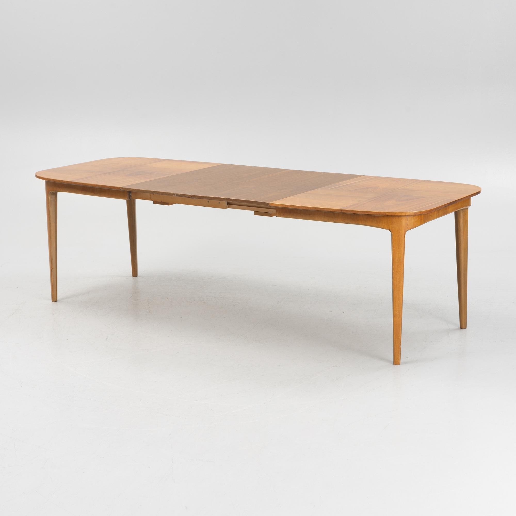 Bertil Fridhagen, a model 'Eugen' dining table, and four chairs from Bodafors, Sweden, 1950's/60's.